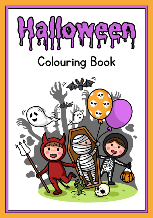 FREE Halloween, Children's colouring pack, Festive season, Trick or Treat, Spookey, Ghosts, Pumpkins