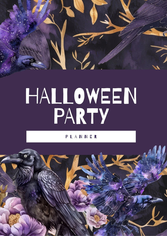 Halloween 54 page party planner, Ultimate part planner, Halloween, planner pages