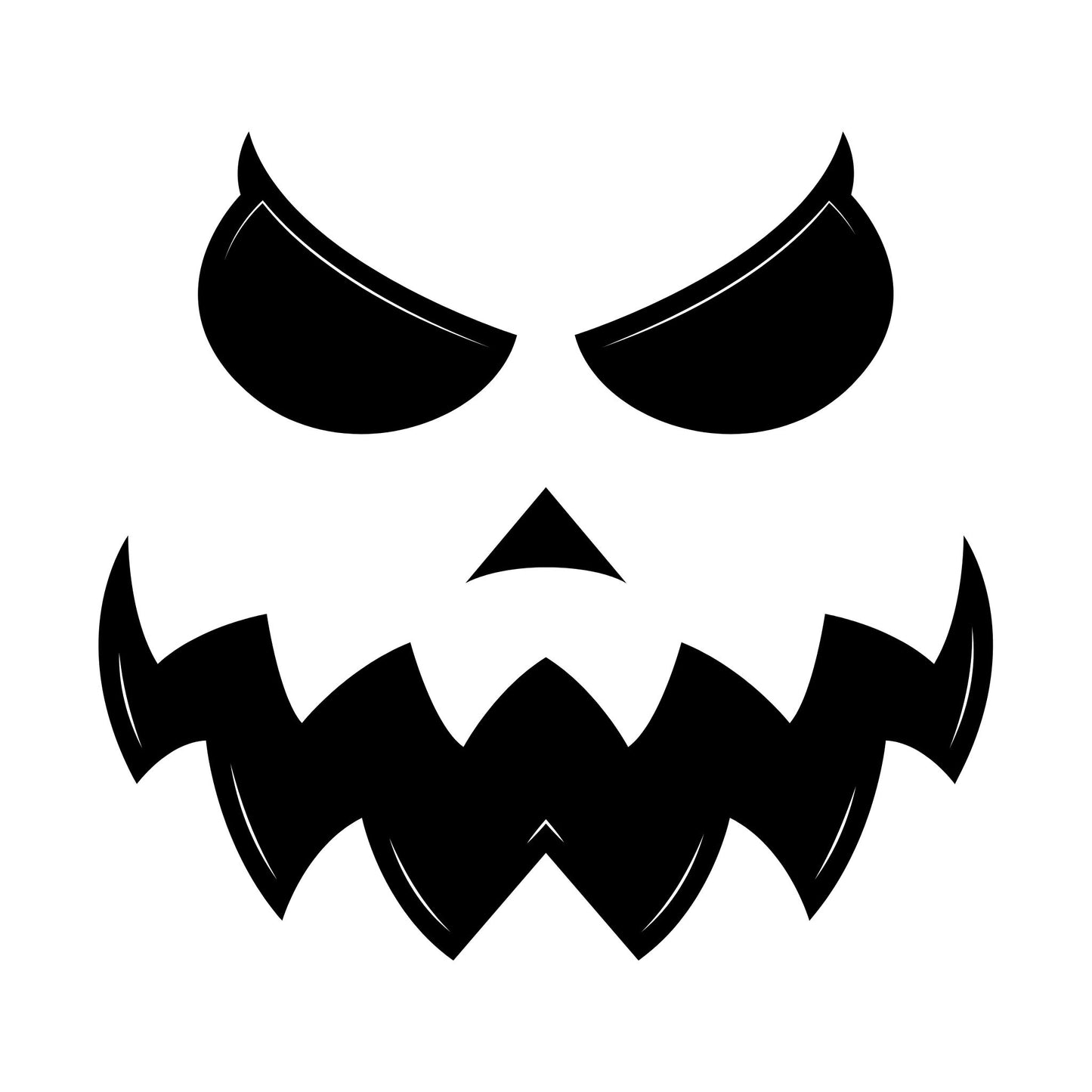 Halloween pumpkin face templates/ scary faces/ pumpkin/ templates
