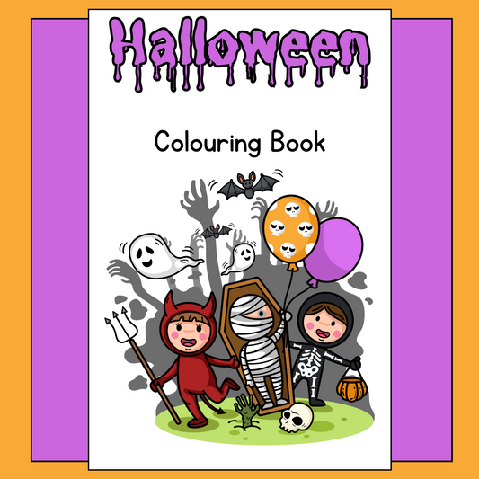 FREE Halloween, Children's colouring pack, Festive season, Trick or Treat, Spookey, Ghosts, Pumpkins